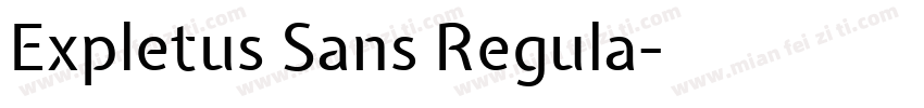 Expletus Sans Regula字体转换